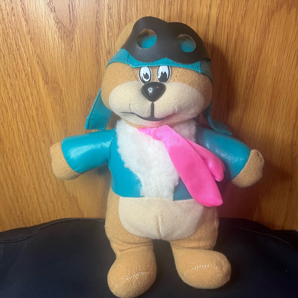 1994 Ace Novelty Co. 9” Aviator Plush with Leather Coat and Aviator Glasses